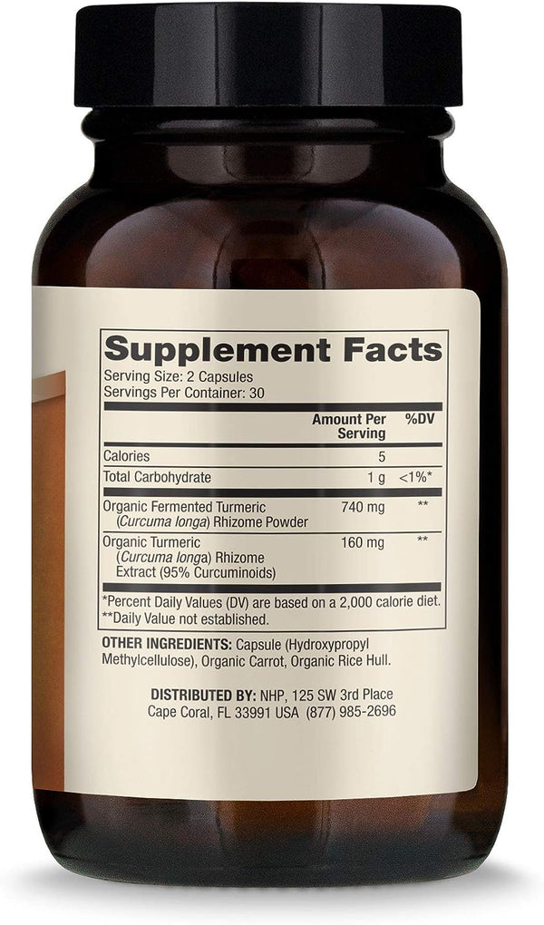 Fermented Turmeric 60 Caps by Dr. Mercola