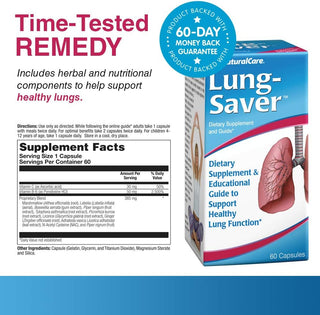 Lung-Saver™  60ct by NaturalCare