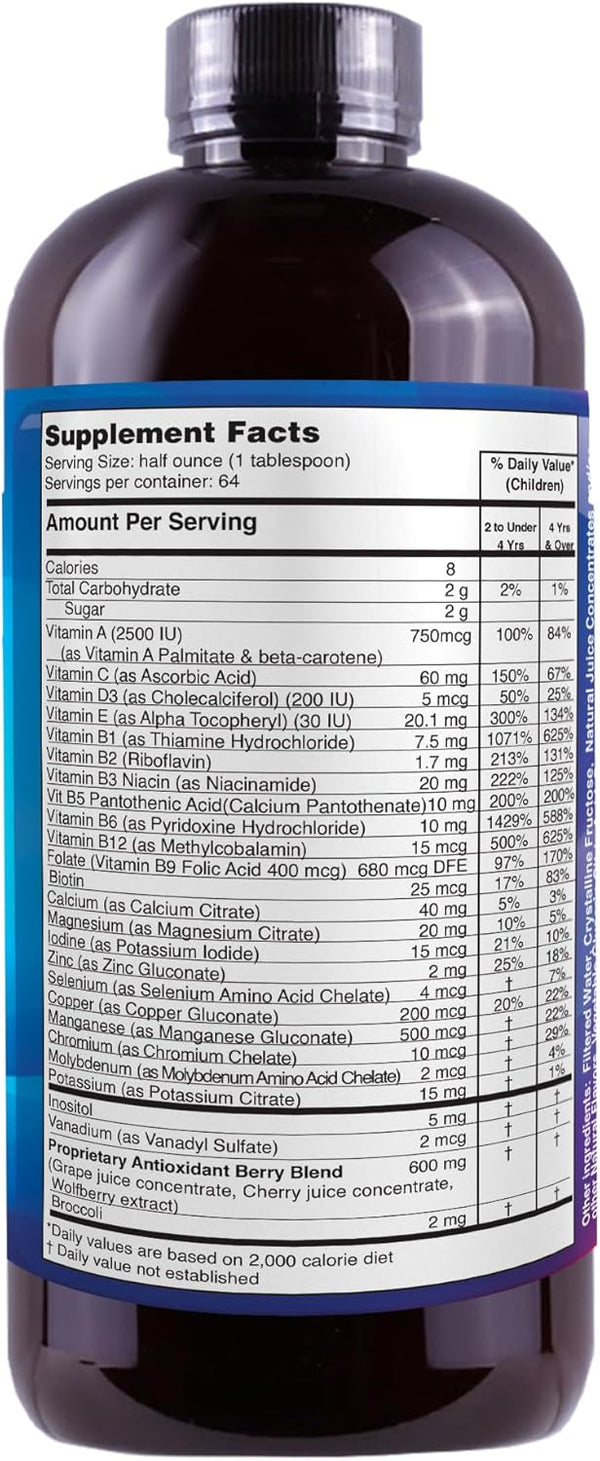 Liquid Childrens Super MultiVitamins and Minerals - 32 FL OZ by Dr's Advantage