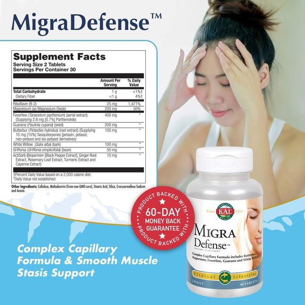 MigraDefense  30ct by Kal