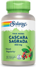 Cascara Sagrada 180ct 450mg veg cap by Solaray