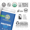 Plant-Based Vegan Protein Powder - 26.4 OZ Mocha (Sunwarrior)