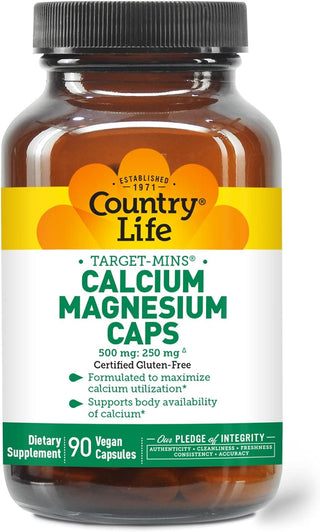 Calcium and Magnesium 90ct veg cap by Solaray