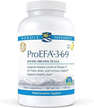 ProEFA®-3.6.9 1000 mg - 180 Lemon Soft Gels (Nordic Naturals)