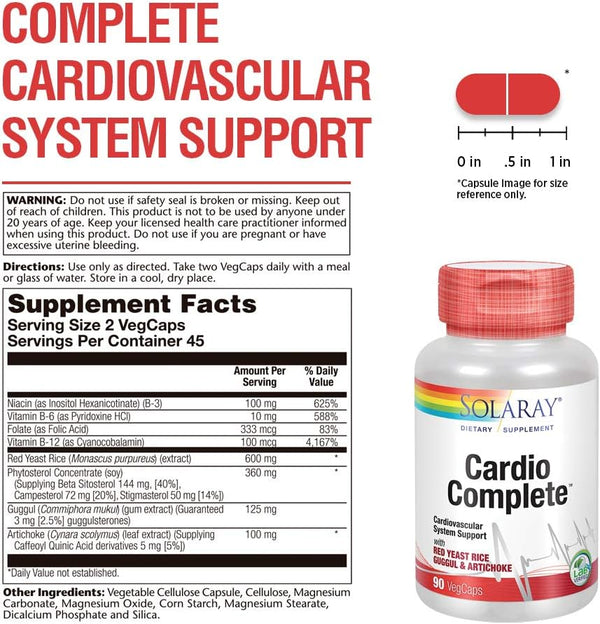 Cardio Complete, Cardiovascular 90ct  veg cap