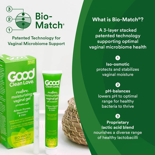 Bio-Match Restore Moisturizing Personal Lubricant - Good Clean Love