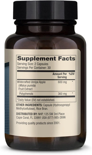 BIOTHIN™ Wildcrafted Apple Extract 60 Caps by Dr. Mercola