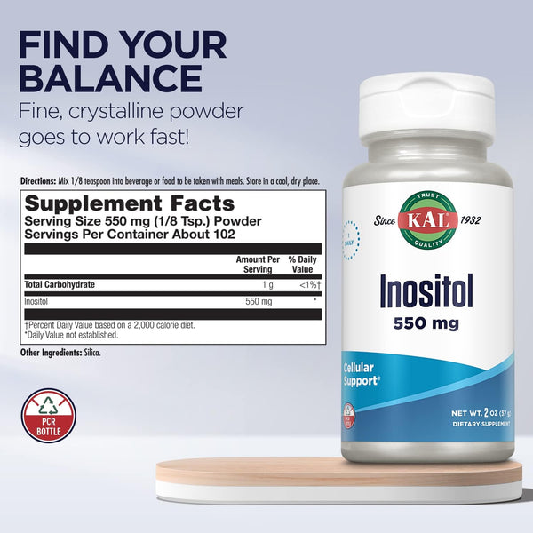 Inositol  2oz 550mg powder by Kal