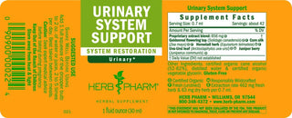 Urinary System Support - 1 FL OZ (Herb Pharm)