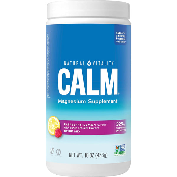 Natural Calm Raspberry/Lemon 16 ounces - Natural Vitality