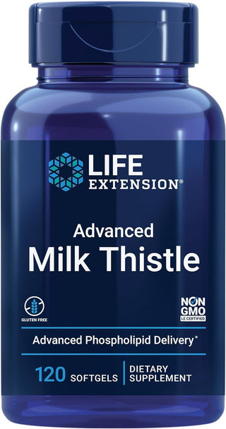 Advanced Milk Thistle Liver Support Formula 120ct  veg cap