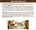 Fiber dLish - Chocolate Brownie - 16 bars NuGo Nutrition