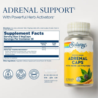 Adrenal Caps Frze-Dried Raw-CP  12x  capsule
