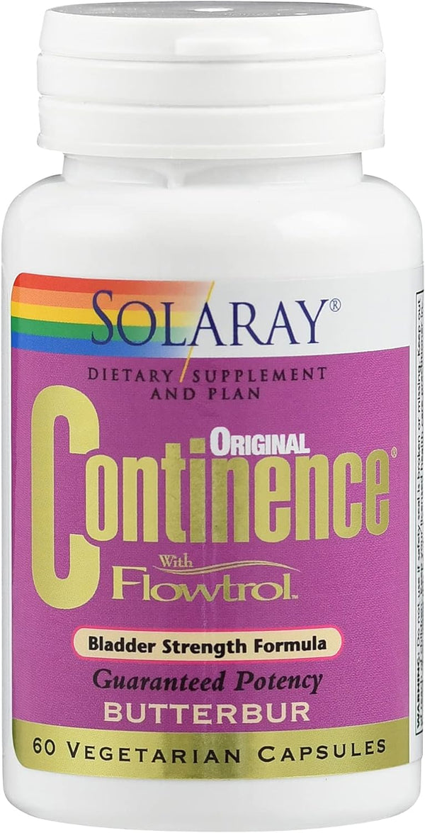 Continence w Butterbur & Flowtrol 60ct veg cap by Solaray