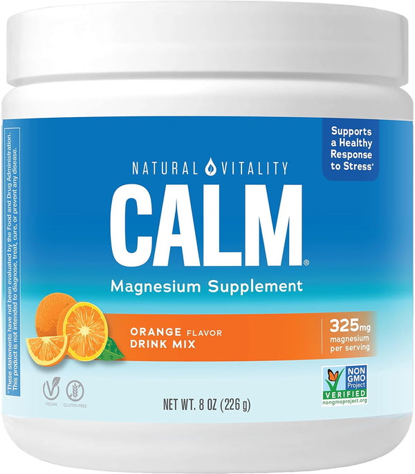 Natural Calm Orange 8 ounces - Natural Vitality