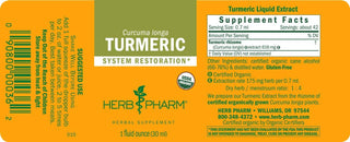 Turmeric 1 Ounce - Herb Pharm