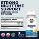 Melatonine Vitamine B6  60ct 1.9mg lozenge Lemon by Kal