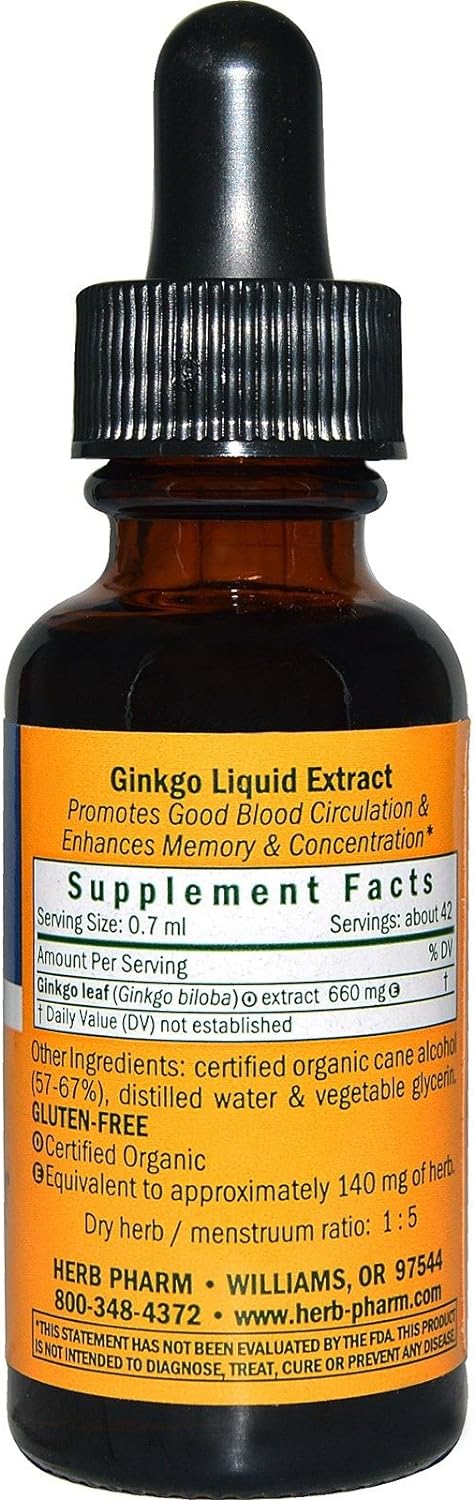 Ginkgo - 1 FL OZ (Herb Pharm)