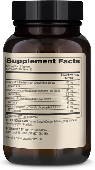 Herbal Adrenal Support 30 Day 60 Caps by Dr. Mercola