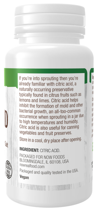 Citric Acid 4 oz by Now Foods