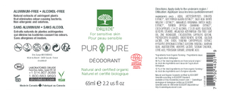 Pur Pure Deodorant - 2.2 FL OZ (Druide)