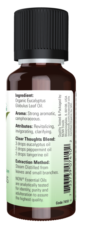 Organic Eucalyptus Oil 1 fl oz by Now Foods