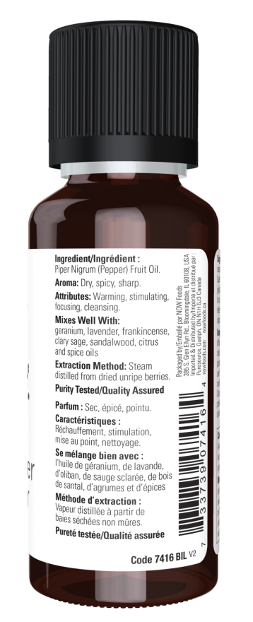 Black Pepper Oil 1 fl oz by Now Foods