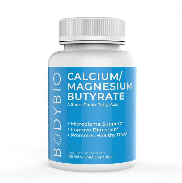 Calcium/Magnesium Butyrate - 100 Capsules (BodyBio)