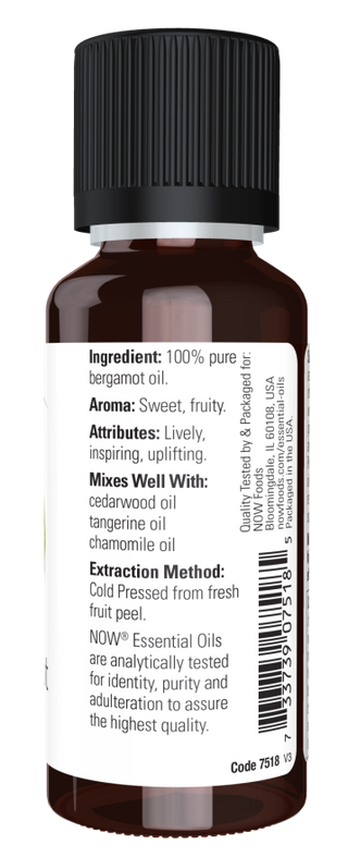 Bergamot Oil 1 fl oz by Now Foods