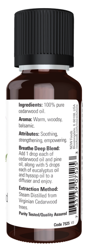 Cedarwood Oil 1 fl oz by Now Foods