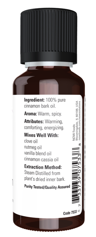 Cinnamon Bark Oil 1 fl oz by Now Foods