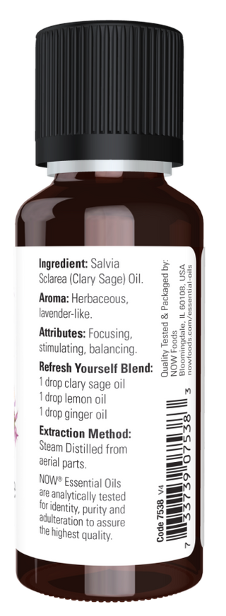 Clary Sage Oil 1 fl oz by Now Foods