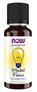 Mental Focus Oil Blend 1 fl oz by Now Foods