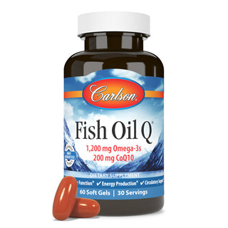 Fish Oil Q 60 softgels - Carlson Labs