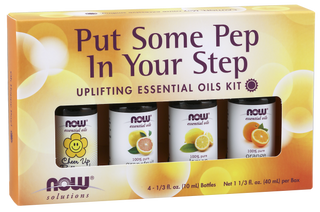 Put Some Pep In Your Step Essential Oils Uplifting Kit by Now Foods