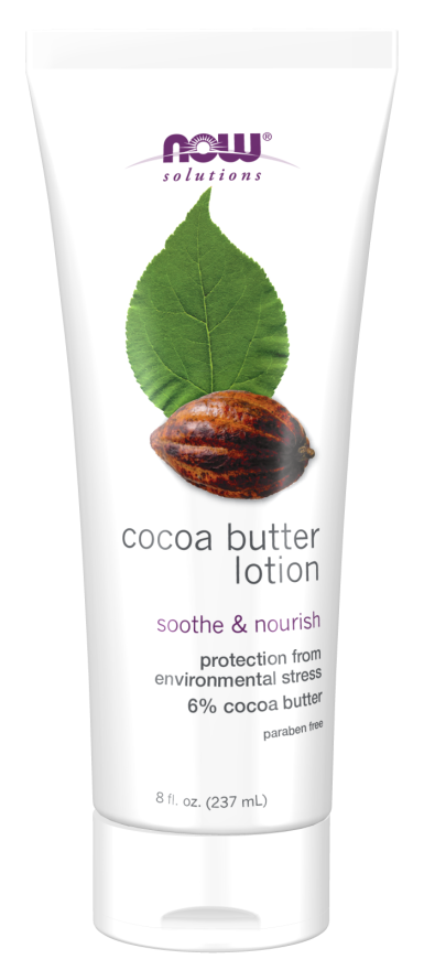 Cocoa Butter Lotion 8 fl oz by Now Foods