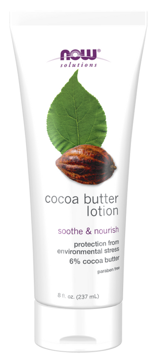 Cocoa Butter Lotion 8 fl oz by Now Foods