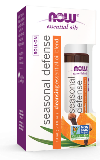 Seasonal Defense Essential Oil Blend Roll-On 10 mL by Now Foods