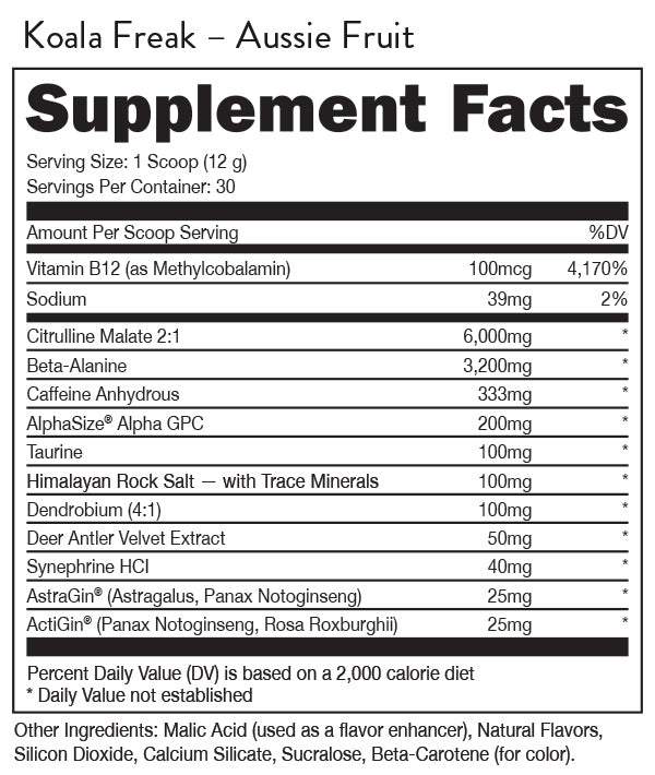 WOKE AF High- Stimulant Pre-Workout - 13.55 OZ - Watermelon Lemonade (Bucked Up)