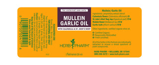 Mullein Garlic Oil - Herb Pharm