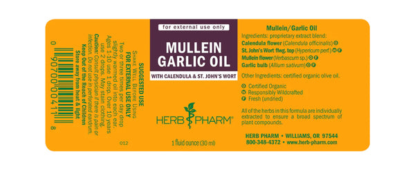 Mullein Garlic Oil - Herb Pharm