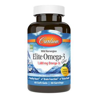 Elite Omega 3 Gems 60 Softgels - Carlson Labs