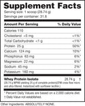 100% Whey Protein Isolate - 5 LB Raw Unflavored (NutraBio)