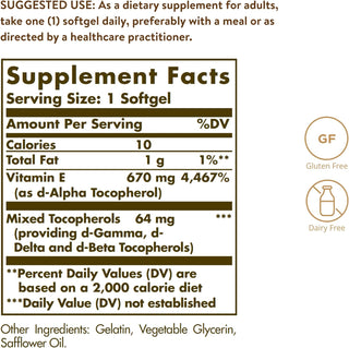 Vit E  30ct 670mg by Kal