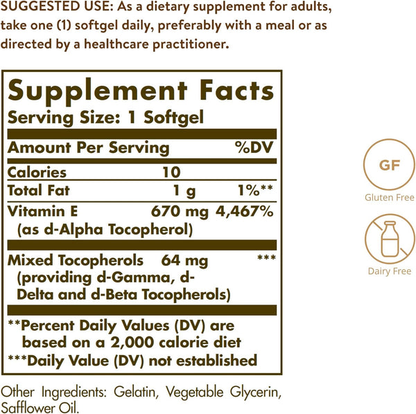 Vit E  30ct 670mg by Kal