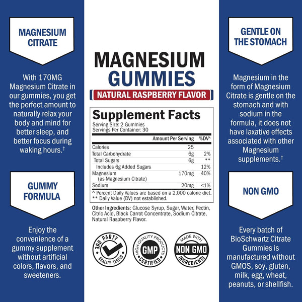 Magnesium Citrate Gummy-CP  12x by Kal