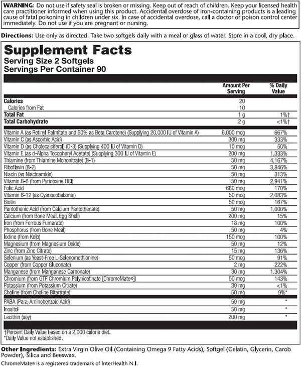 Provide BID-Multivitamin 180ct by Solaray