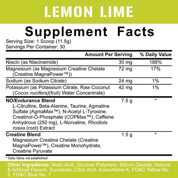 Kill It Pre-Workout - 12.17 OZ Lemon Lime (5% Nutrition)