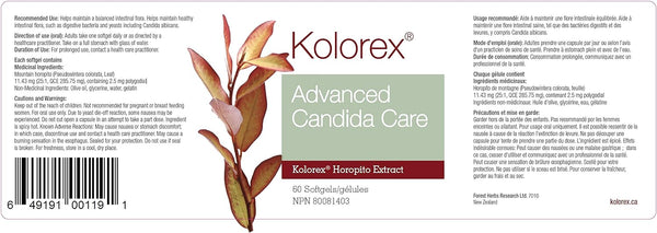 Advanced Candida Care - Kolorex