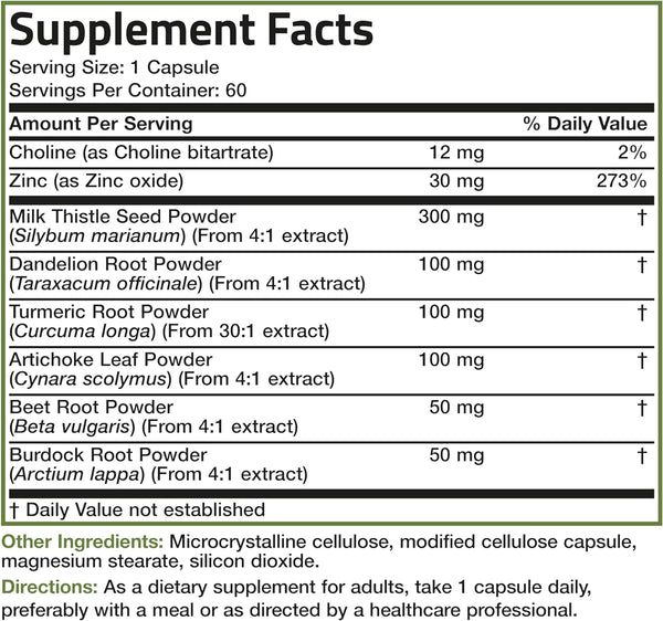 Cleanse - Liver 30ct veg cap by Solaray